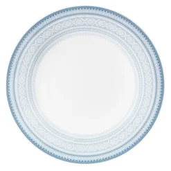 PORSGRUNDS PORSELÆNSFABRIK TALLERKEN FLAT 22 CM BLÅ - 4PK