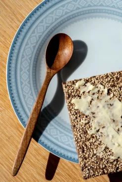 PORSGRUNDS PORSELÆNSFABRIK TALLERKEN FLAT 28 CM BLÅ - 4PK