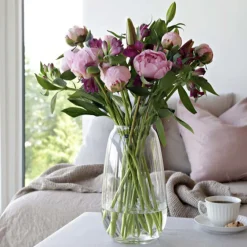 HADELAND GLASSVERK VASE 260MM KLAR