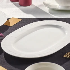 VILLEROY & BOCH White Pearl Ovalt Fat 35cm
