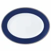 WEDGWOOD Hibiscus Ovalt Fat 35cm Blå