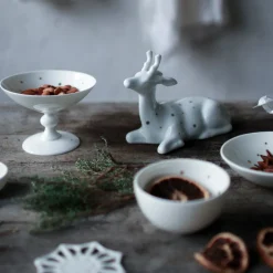 WIK & WALSØE Wik & Walsøe Stjernedryss Liten Bolle 12cm m/Stett